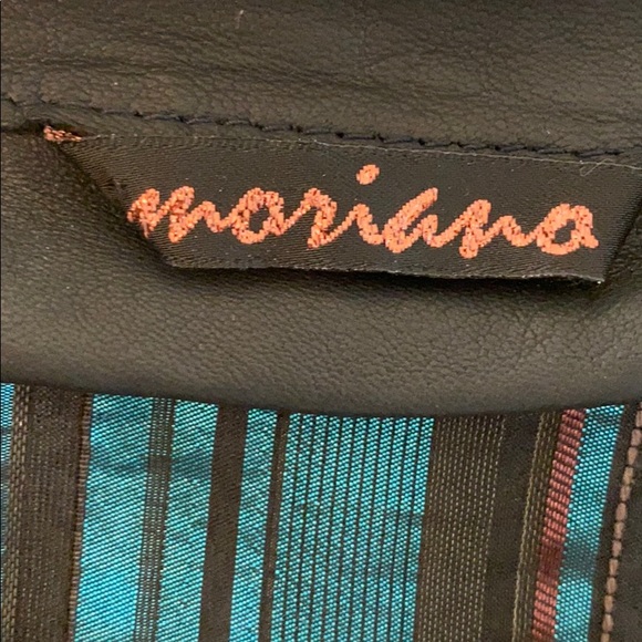 Boutique black leather jacket. Fits like a size 12 - Picture 6 of 8